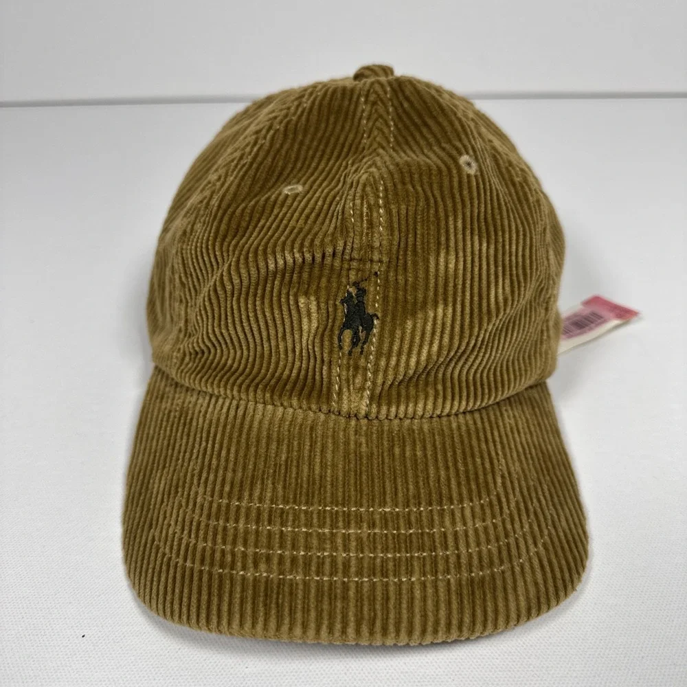 Vintage Polo by Ralph Lauren Brown Corduroy Hat. Deadstock!!